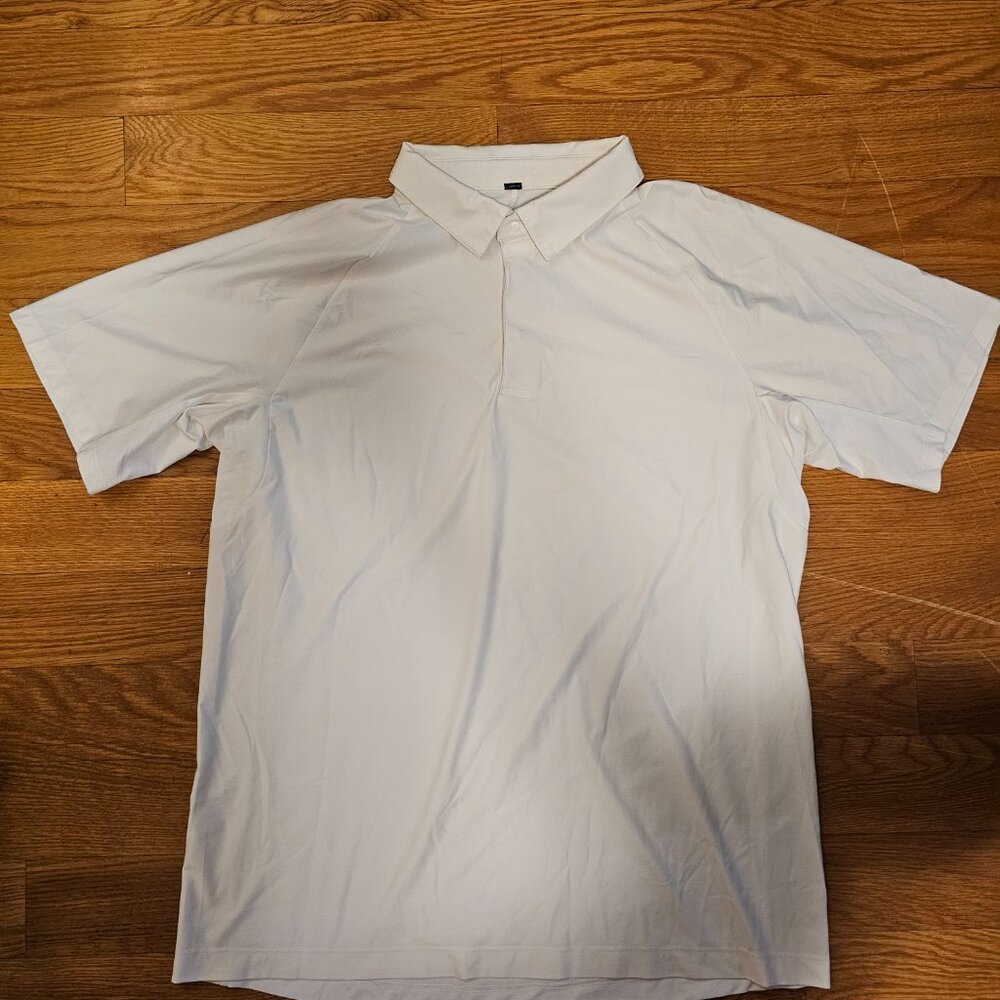 Lululemon White Golf Polo